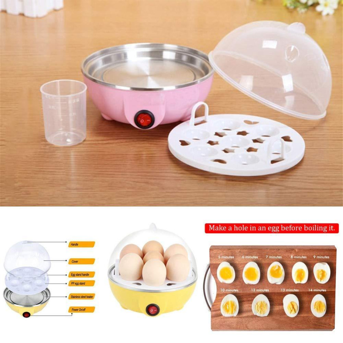 Generic Electric Egg Boiler Poacher Steamer (7 Egg Poacher)